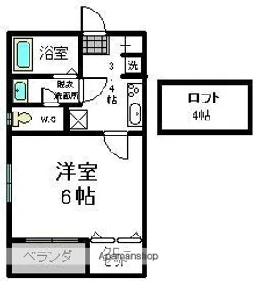 オーベクス平尾【1階】の間取り
