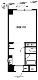インペリアル舞鶴【6階】の間取り