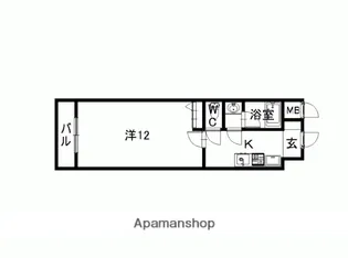 エレガンス秋山Ⅱ【2階】の間取り