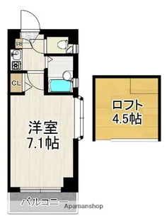 ローレル友泉亭【2階】の間取り