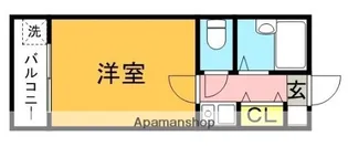 レーヴ神松寺【1階】の間取り