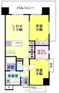 キャメロットリブ【7階】の間取り