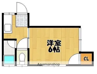 ロッキープレイン原【2階】の間取り