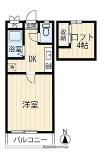 ロイヤルスクエア百道【1階】の間取り