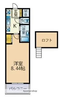 アゼタビル【3階】の間取り