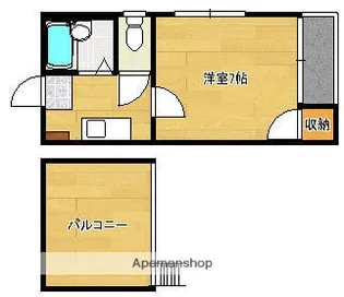 ニューライフ博多【2階】の間取り