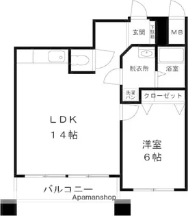 サムズウッドヒルズ【1階】の間取り