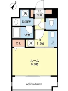 プロシード福岡高宮【8階】の間取り
