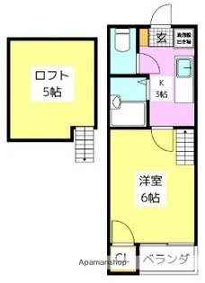 K&Y竹下【1階】の間取り