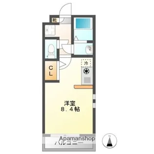 ハーモニーハウス今宿東【2階】の間取り
