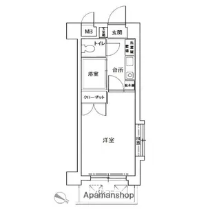 パンルネックスディア室見Ⅱ【5階】の間取り