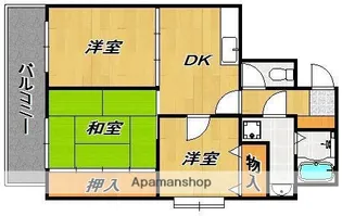 ルーセント高宮【5階】の間取り