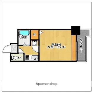 エステート・モア・舞鶴【5階】の間取り