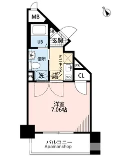 ダイナコート六本松Ⅴ【2階】の間取り