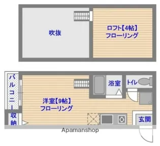 カサブランカⅠ【2階】の間取り