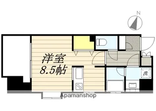 レジディア警固【7階】の間取り