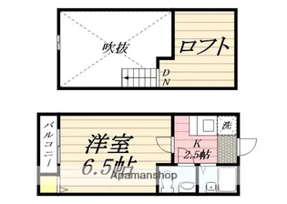 1Kの間取り画像