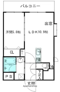 アグレアーブル【1階】の間取り