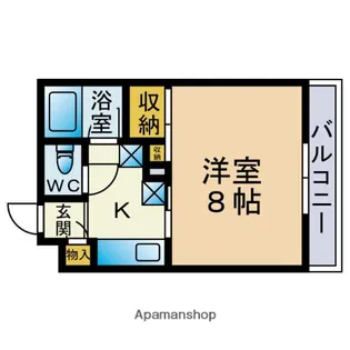 スリーMハイツ【1階】の間取り