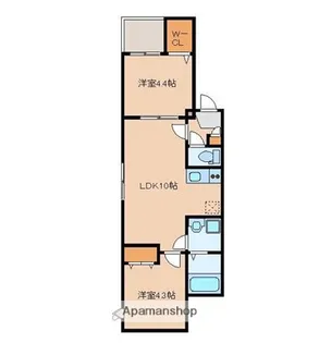 リテラ小戸【1階】の間取り