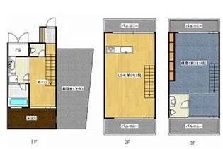 タテスリー地行【1階】の間取り