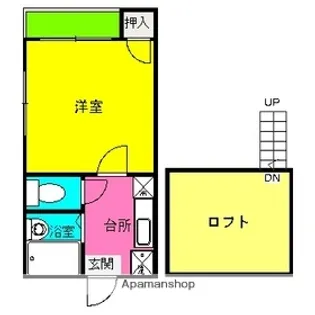 グレイスHRM【1階】の間取り