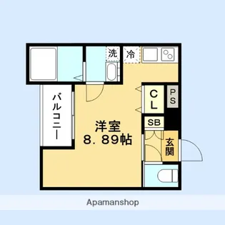 BRANCHE藤崎【5階】の間取り