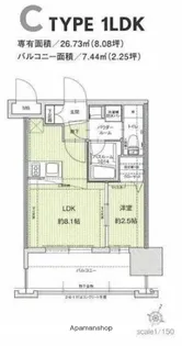 ドゥーエ赤坂【4階】の間取り