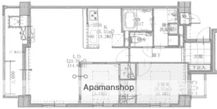 MCG鳥飼【3階】の間取り