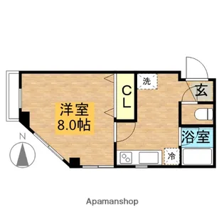 インスパイヤー大濠【3階】の間取り