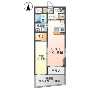 パークシティ・M【1階】の間取り