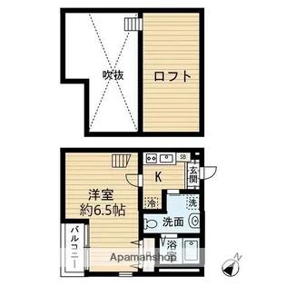 BELL AVENUE 高宮【2階】の間取り