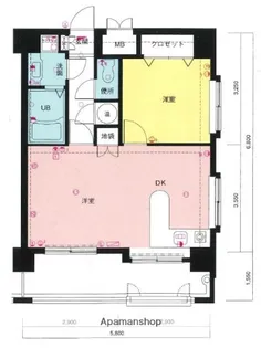 モントーレ天神【13階】の間取り