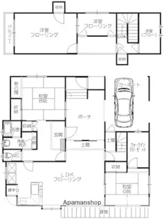 福岡県福岡市西区今宿青木【一戸建】の間取り