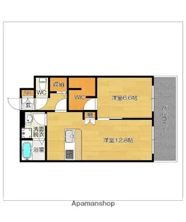 ケイジェイ博多住吉ビル【6階】の間取り