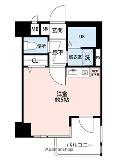 FLEX博多Ⅴ【2階】の間取り