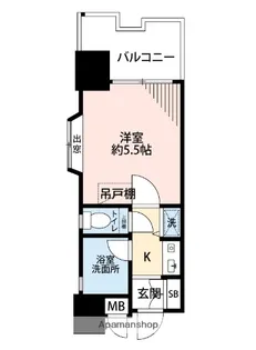 ダイナコート西公園トレンドゥ【10階】の間取り