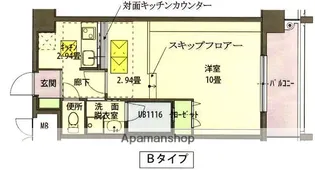ルネスIT【1階】の間取り