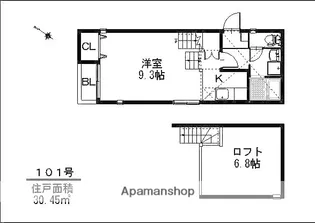 EL POLESTAR Ⅱ【1階】の間取り