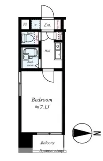 ファーネストアヴァンティ大濠【4階】の間取り