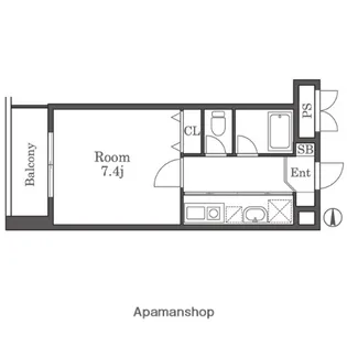 アンソルハイツ【2階】の間取り