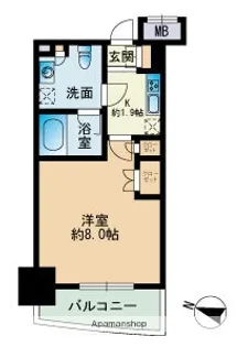 パークアクシス博多【5階】の間取り