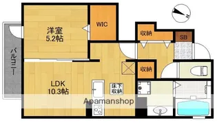 D−ROOM彩都ピア【1階】の間取り