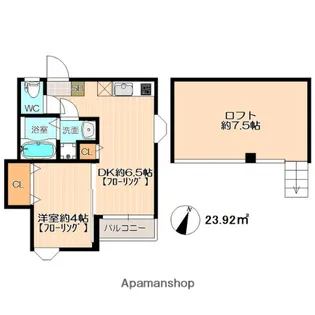 セリエ周船寺【1階】の間取り
