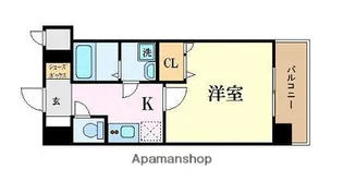 アレクサス ラ・ストラーダ【9階】の間取り