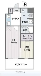 グランフォーレ薬院南【7階】の間取り