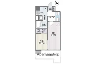 グランフォーレ薬院南【10階】の間取り