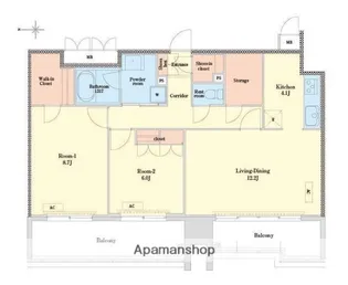 RJRプレシア博多【13階】の間取り