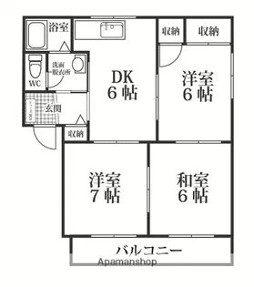 メルベーユ16【2階】の間取り