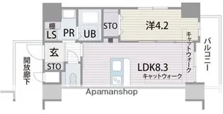 マリアヴィラ高宮【8階】の間取り